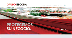 Desktop Screenshot of grupoescoda.com